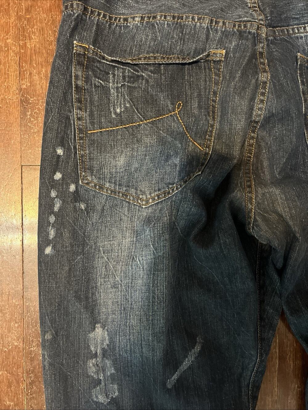 Rocawear Jeans Men's 42x34 Classic Fit Medium Wash Baggy  Hip Hop Streetwear - Picture 12 of 12